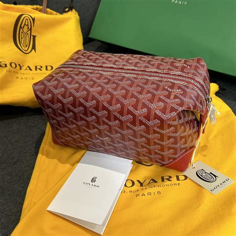 goyard wash bag mens|men's toiletry bag.